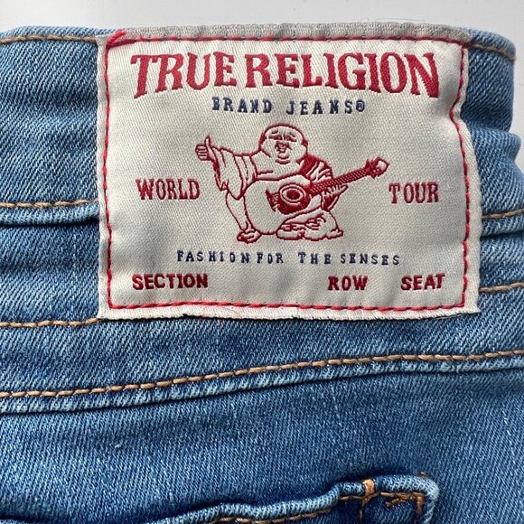 True Religion Blue Straight Leg Jeans - Picture 5 of 12